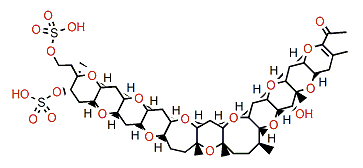 42,43,44,45,46,47,55-Heptanor-41-oxoyessotoxin-enone